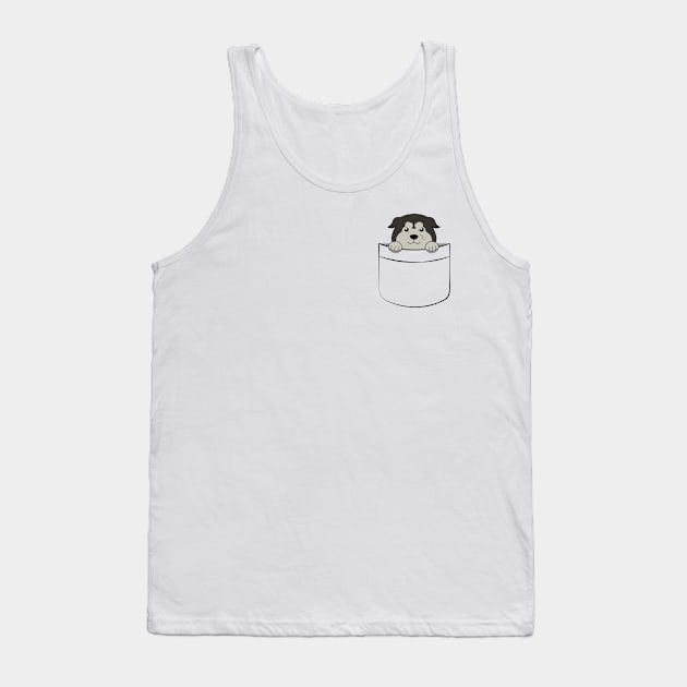 Black Hayate Pocket Tank Top by Julegend